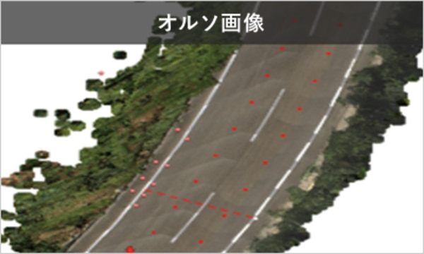 オルソ画像_ 風車ブレード輸送ルートコンサル事業