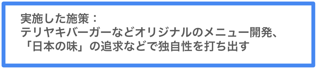 	経営戦略_モスフード施策