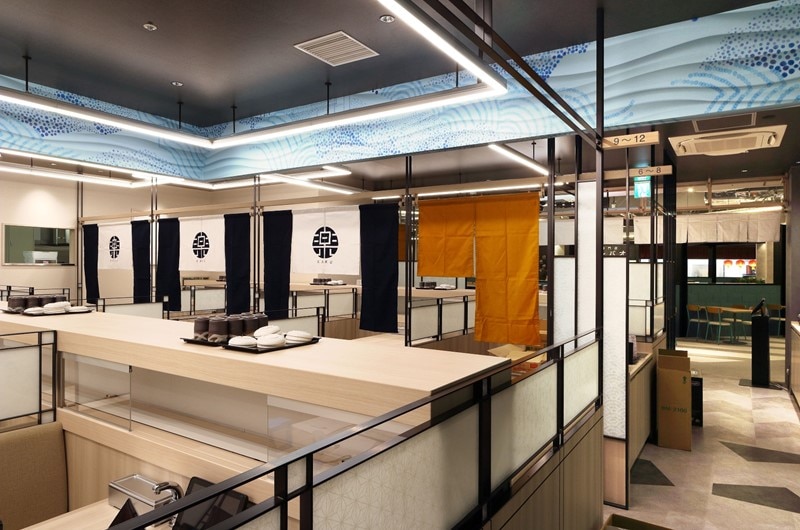 すし一流 楽 尼崎つかしん店の店内風景