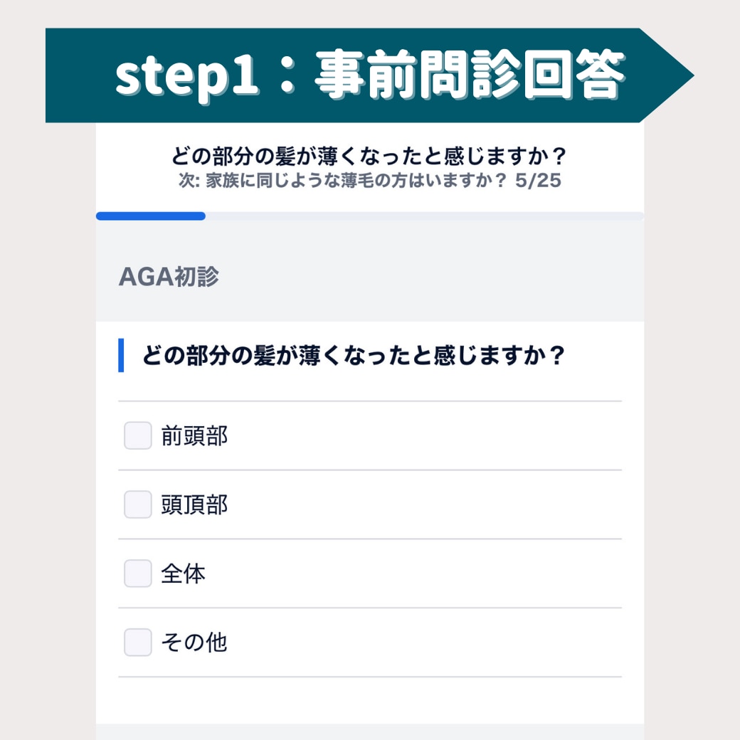事前問診回答