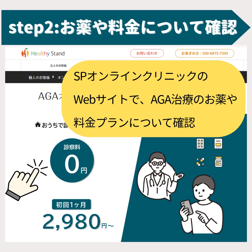 お薬や料金について確認