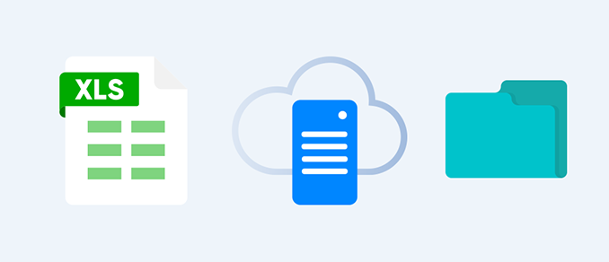 RPAがセキュアSAMBAの取引先フォルダにアップロード