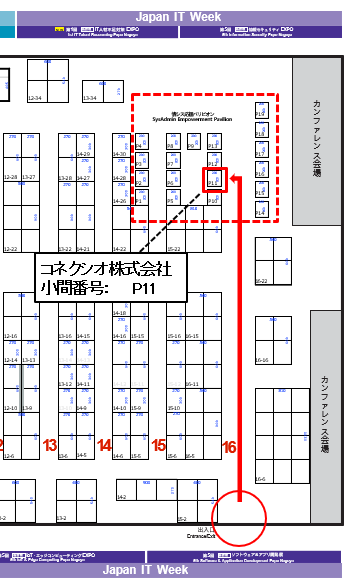 ブース小間位置