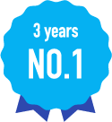 3 years NO. 1