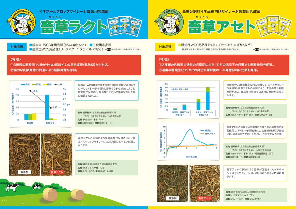 乳酸菌畜草シリーズリーフレット