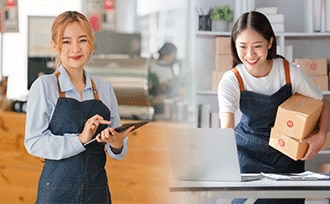 商店・飲食店様なら 各商店とつながることで商店街の 活性化に貢献