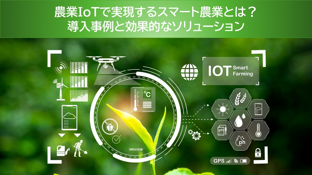 農業IoTで実現するスマート農業とは？