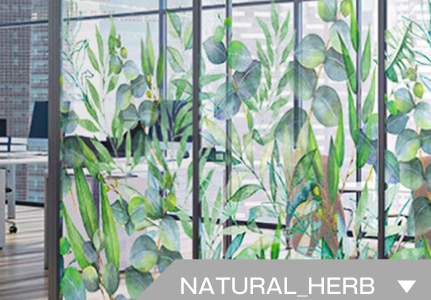癒される植物モチーフのガラスフィルム