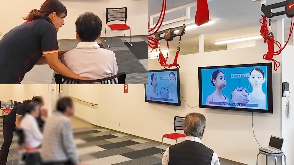 映像プログラムを活用する様子