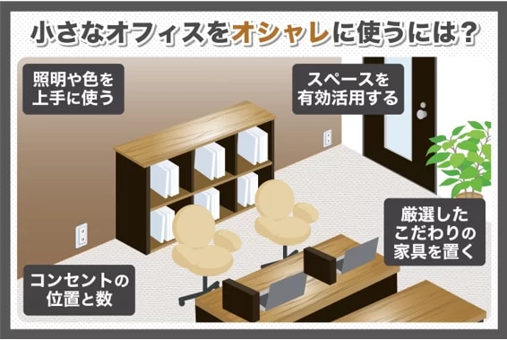 【SOHO】小さなオフィスでもオシャレに見せるポイント