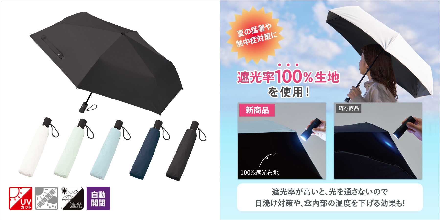 ブログ｜自動開閉遮光折りたたみ傘 （スムーズ収納タイプ）