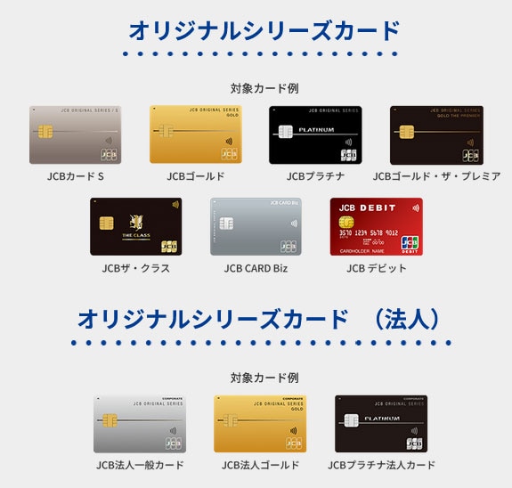 J-POINTボーナス対象カード