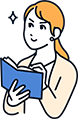 メモをとっている女性