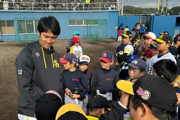 プロ野球選手から指導を受けられるイベント（ベースボールキッズ）
