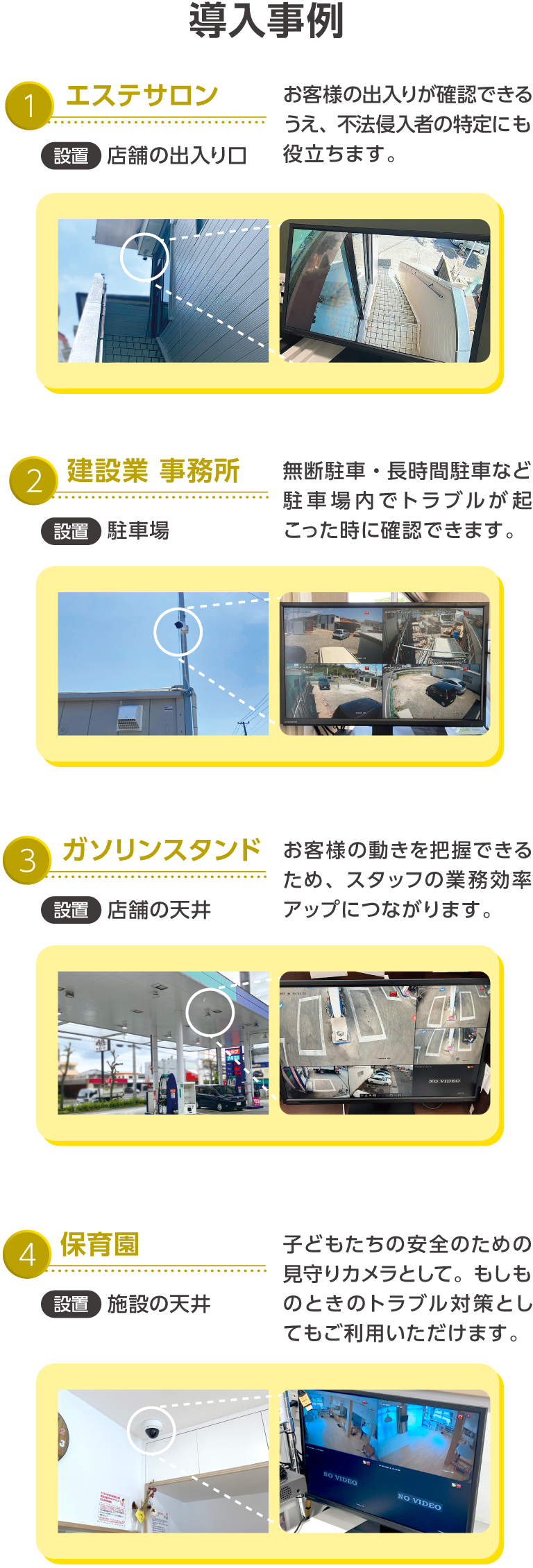 防犯カメラを初期投資0円で導入！ 株式会社NEXYZ.