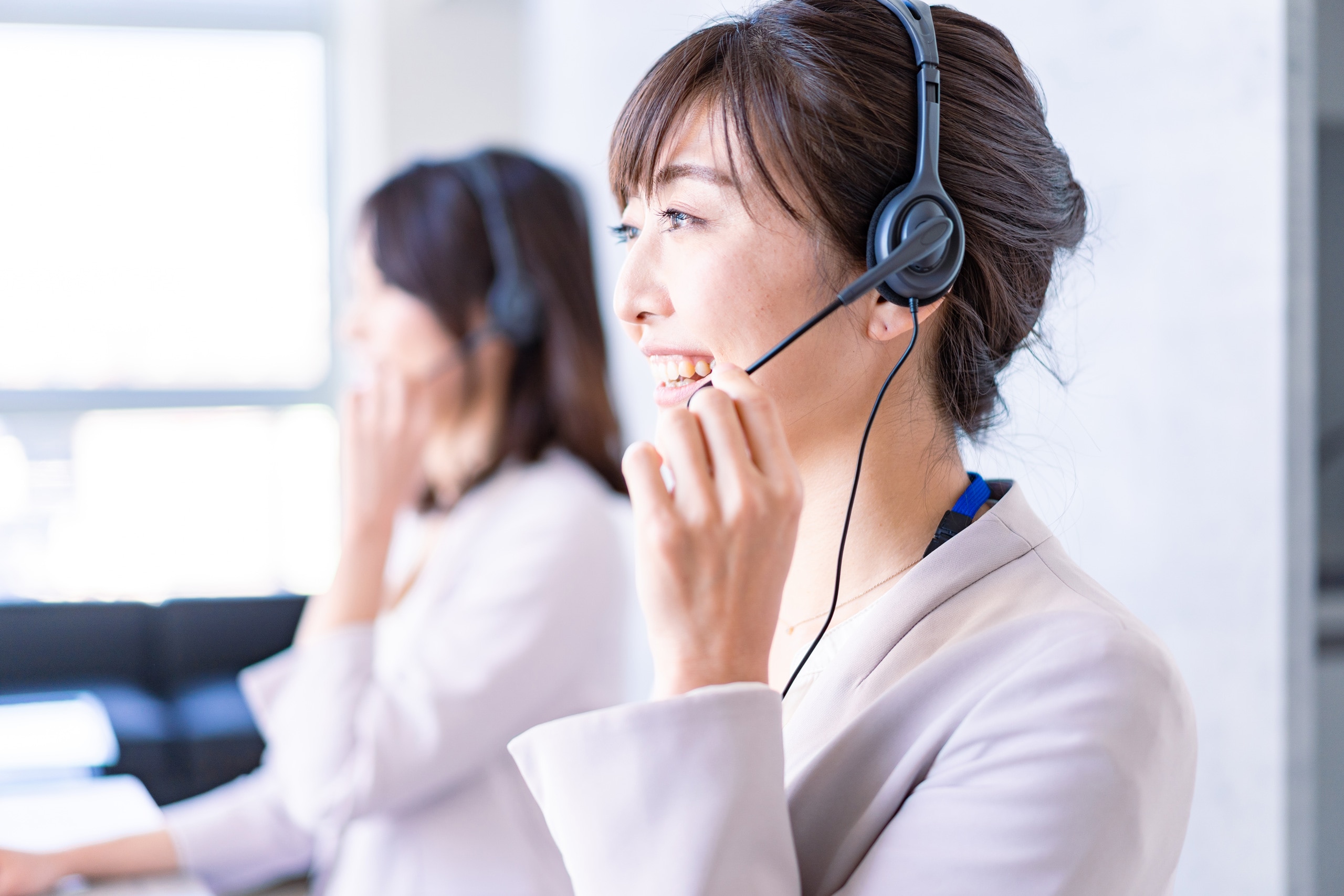 女性のオペレーターの写真