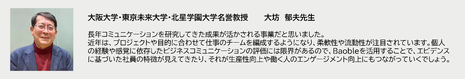 大坊郁夫名誉教授
