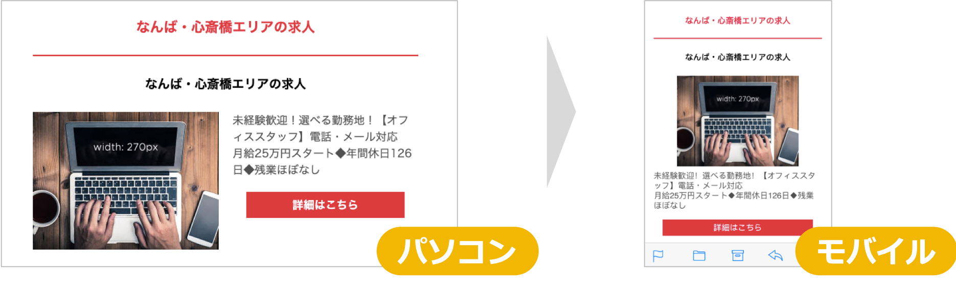 全テンプレートでレスポンシブに対応！