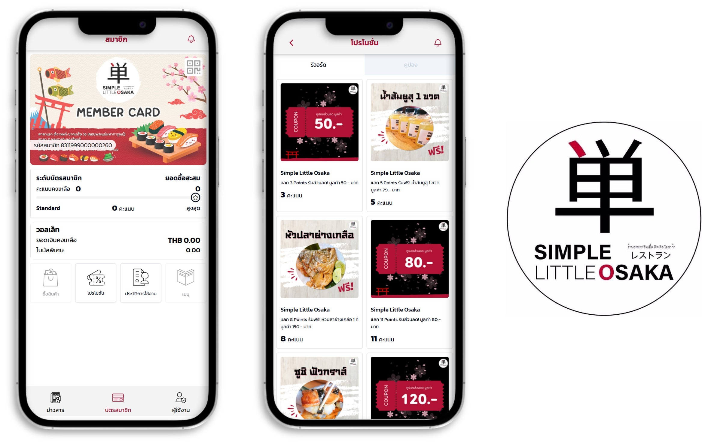 バリューデザイン・タイ、タイに4店舗展開する和食レストラン 「Simple Little Osaka」へポイントシステムとモバイルCRMサービスを提供