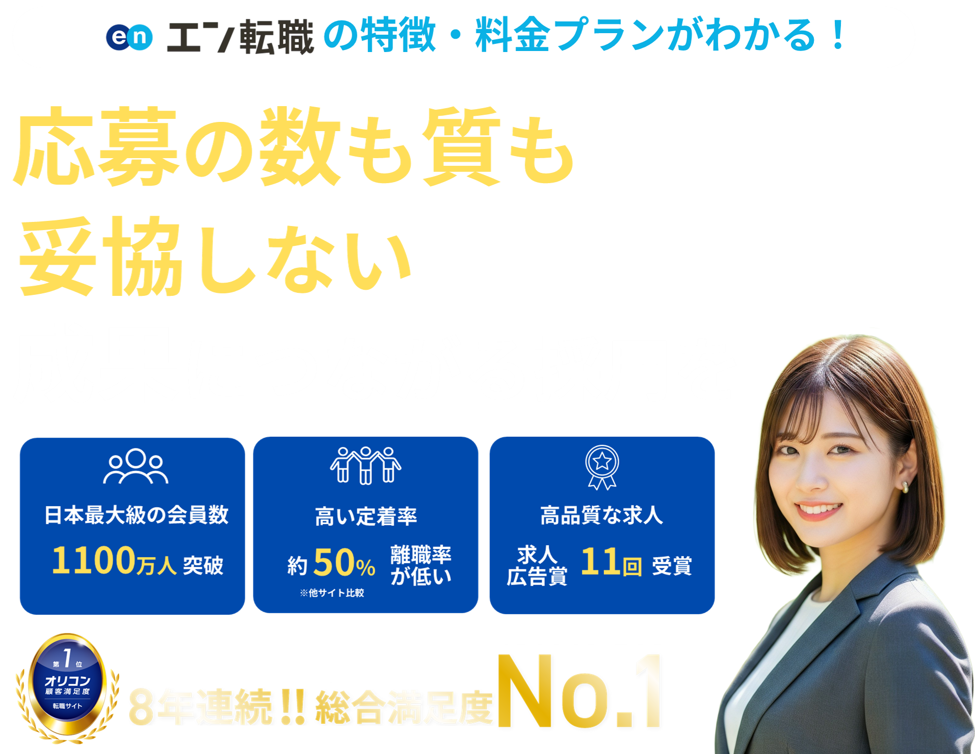 エン転職で応募の数も質も妥協しない、成果につながる採用を