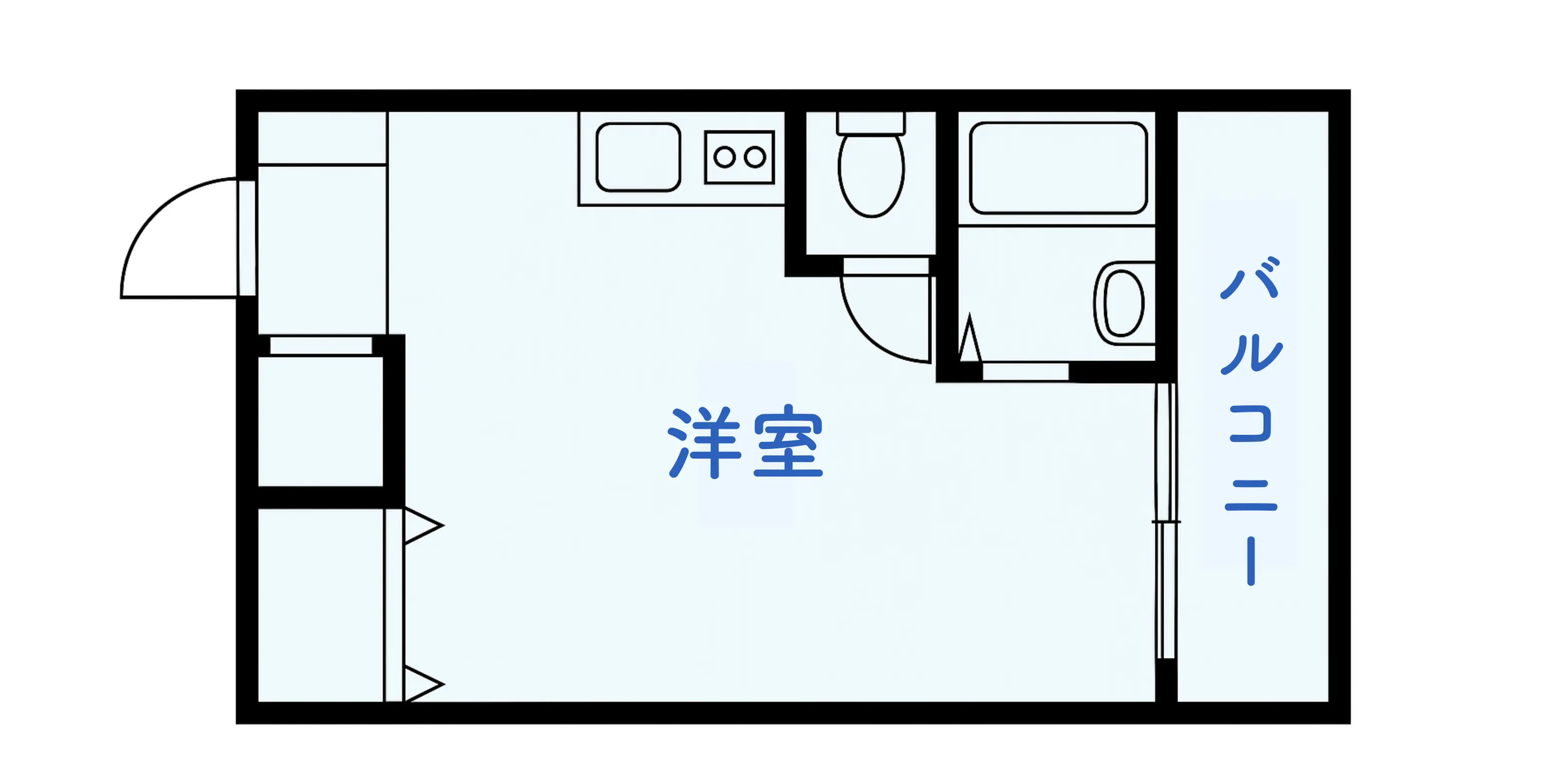 一般的な派遣寮の間取り例
