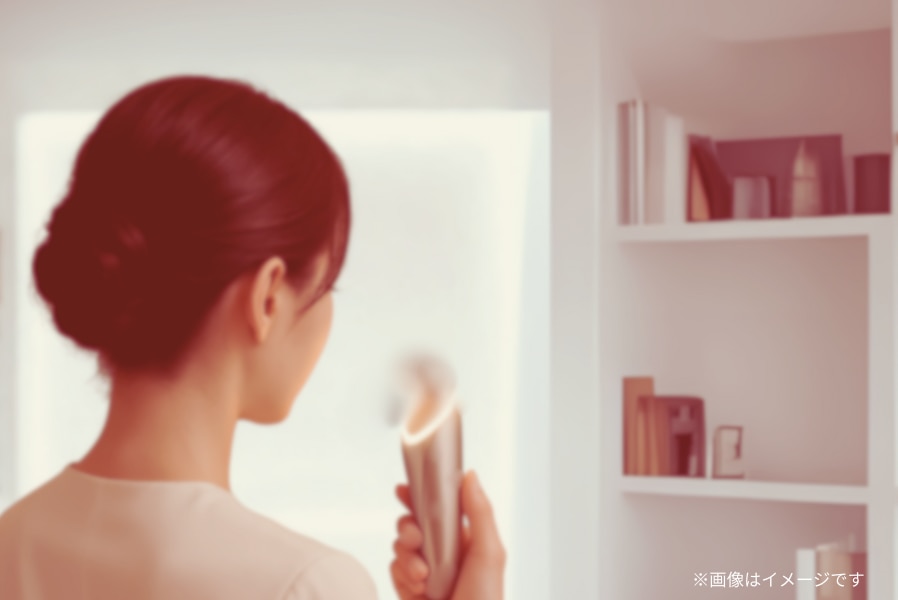 LED発光機能付き美顔器の高品質モックアップ試作品のイメージ図