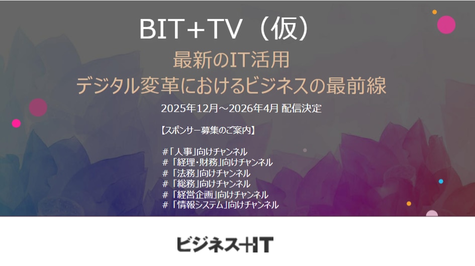 【PV＆リード獲得保証】BIT+TV
