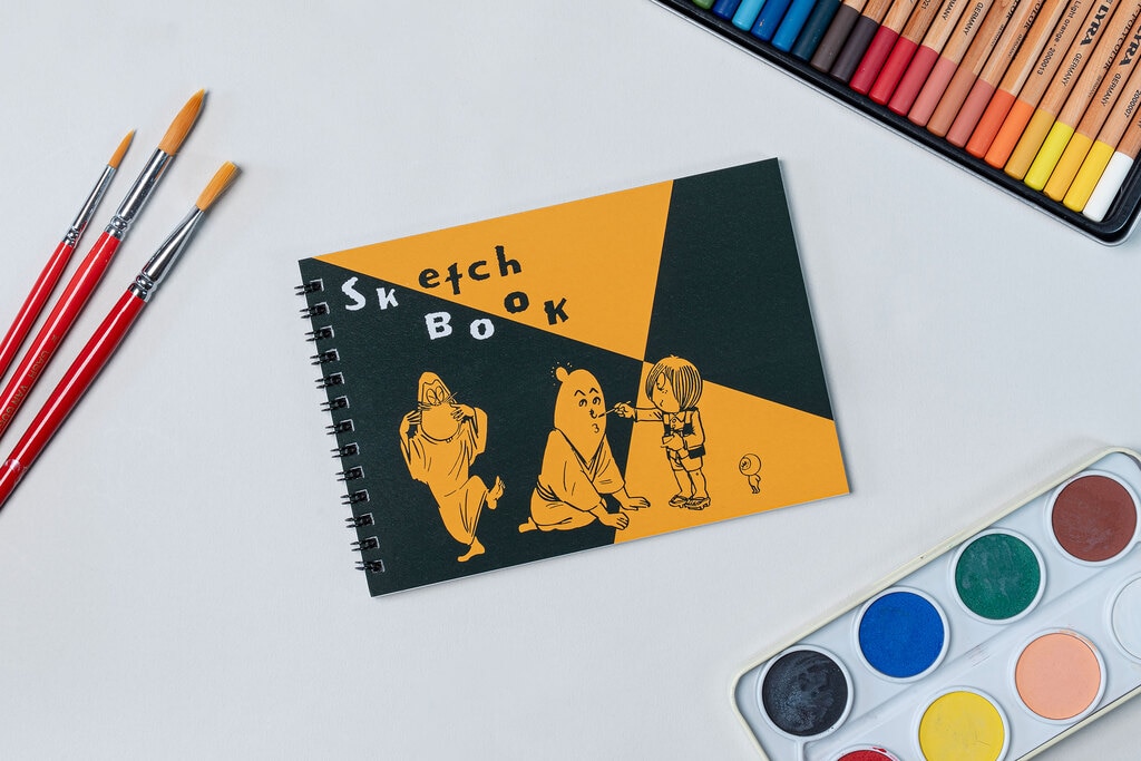 制作事例】販売用スケッチブック - 水木しげる記念館さま