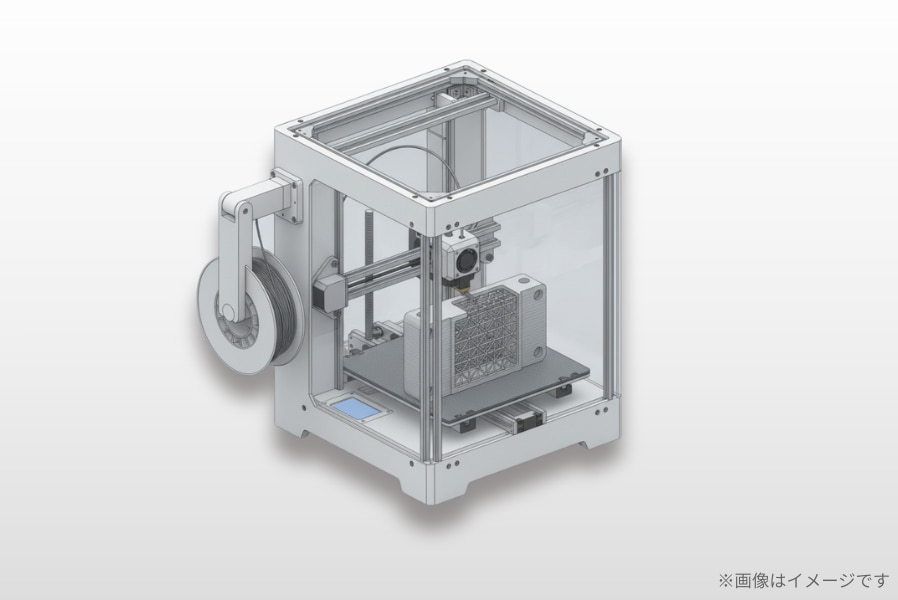 3Dプリンターによる格子構造の積層造形プロセスのイメージ画像