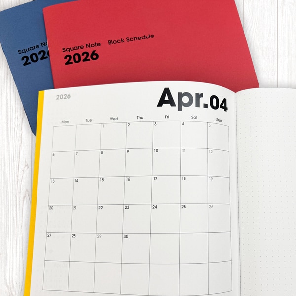MBEスクエア手帳ノートの画像