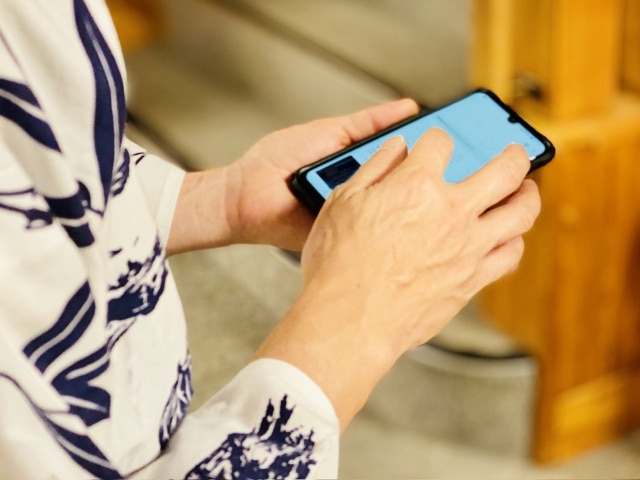 顔認証キーによる本人確認/入室