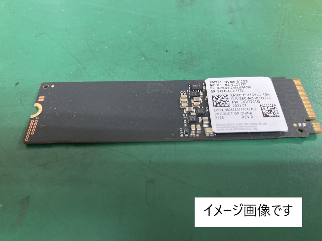 パソコン修理 電源を入れても起動しないノートPCのSSD交換事例 ドスパラ川崎店