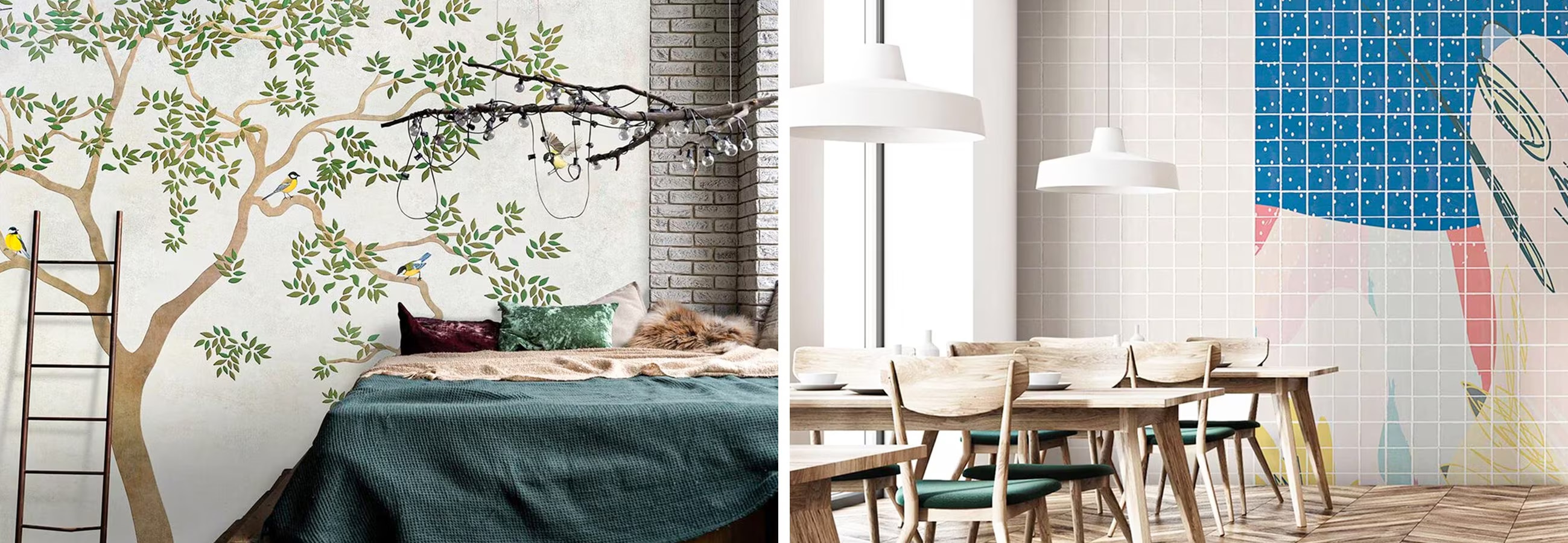 インテリアアクセントの壁紙例04