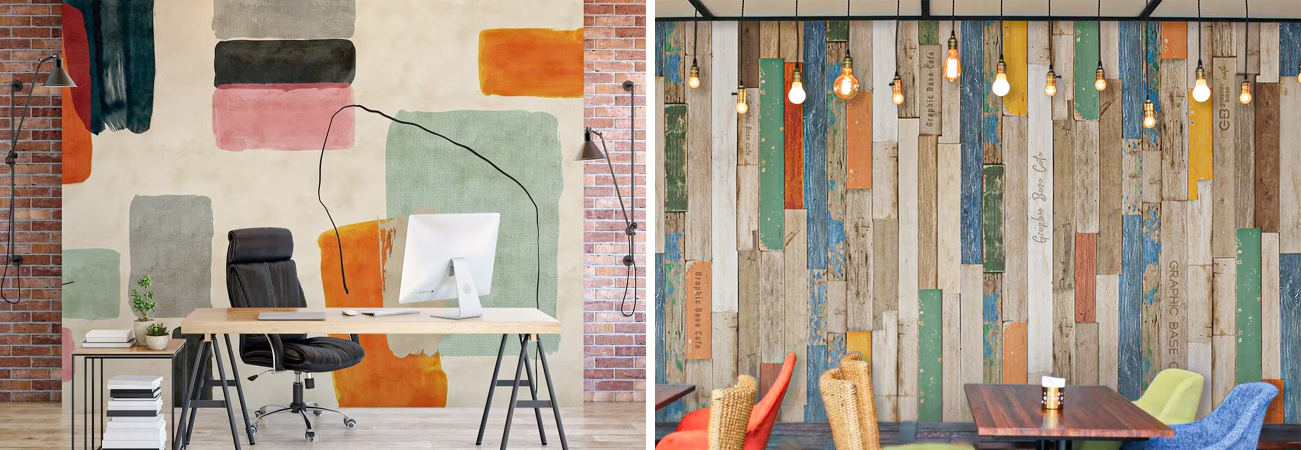 インテリアアクセントの壁紙例03