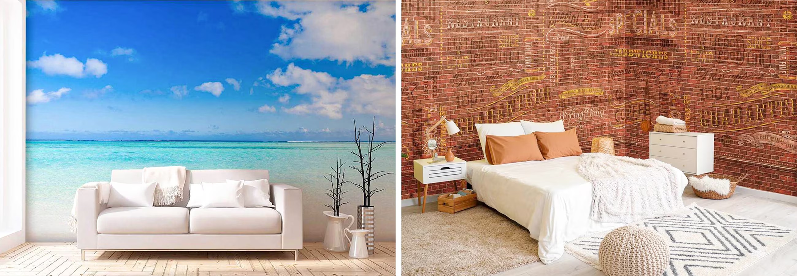 インテリアアクセントの壁紙例02