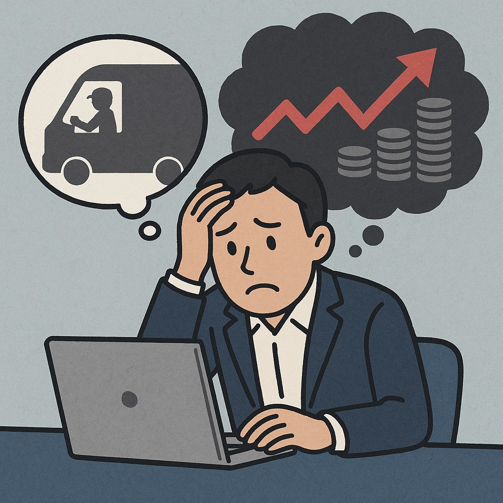 ドライバーを採用できない