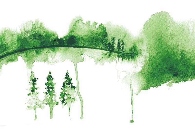 抽象的な水彩画の壁紙