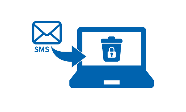 ロック・初期化/遠隔命令はインターネットとSMSに対応