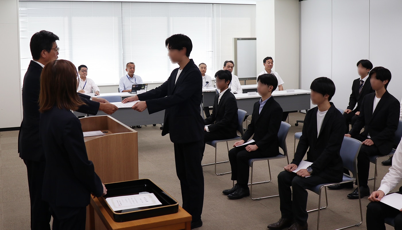 ニシム電子工業　2025内定式　採用　リクルート