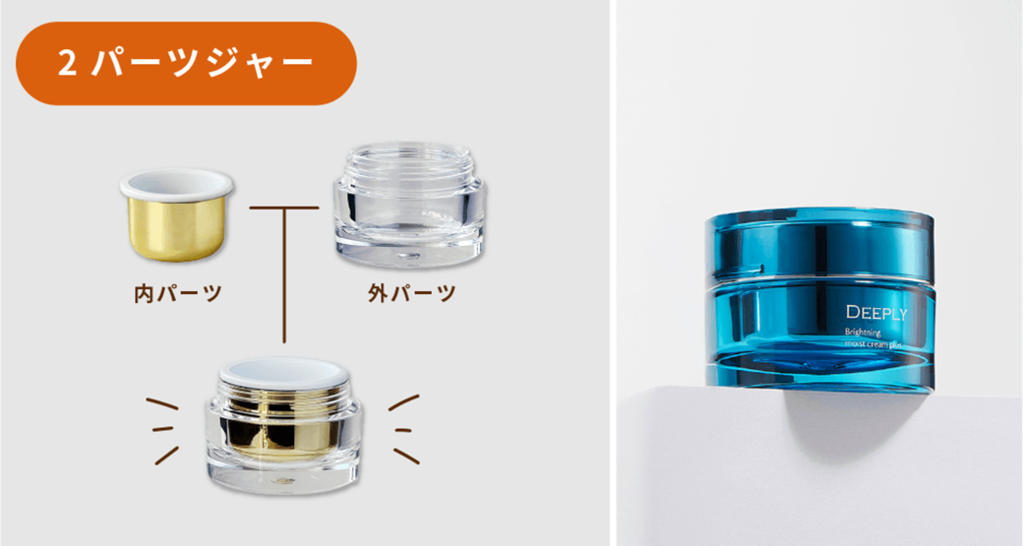 2パーツジャーの仕組み