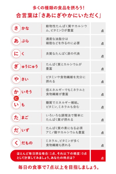 合言葉は「さあにぎやかにいただく」