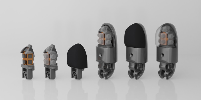 ヒューマノイドロボット向けカスタムフィンガー