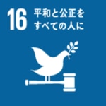 持続可能な開発のための平和で包摂的な社会を促進し、すべての人々に司法へのアクセスを提供し、あらゆるレベルにおいて効果的で説明責任のある包摂的な制度を構築する