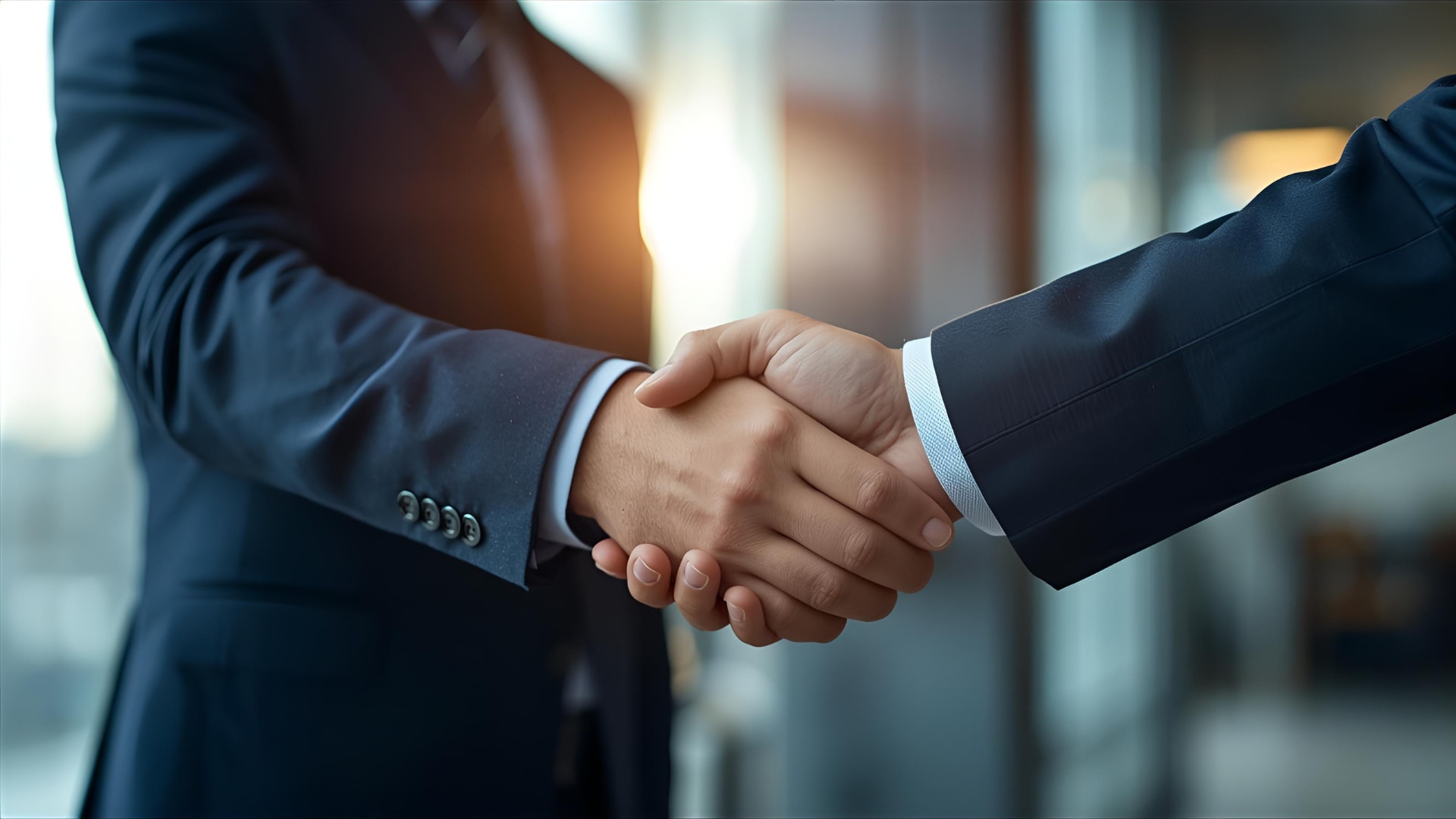 社会人が握手する図