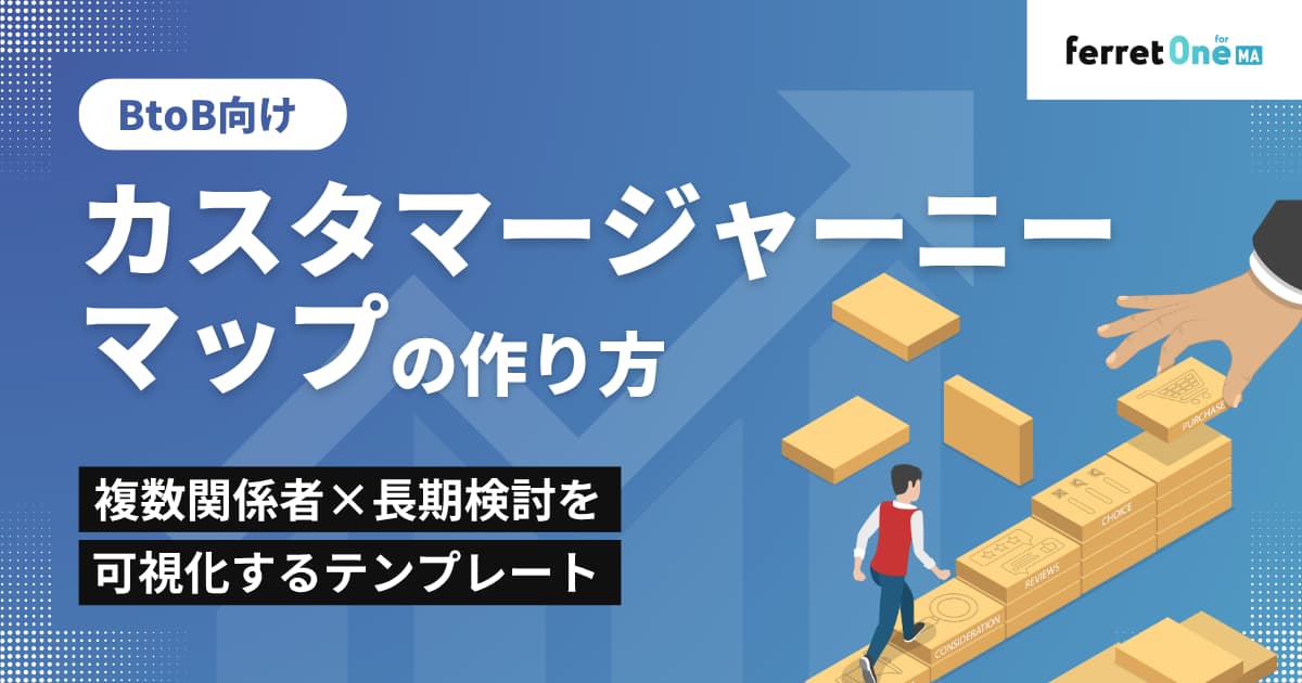 【BtoB向け】カスタマージャーニーマップの作り方:複数関係者×長期検討を可視化するテンプレート