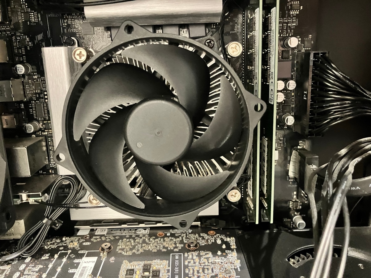 CPUファンのクリーニング後