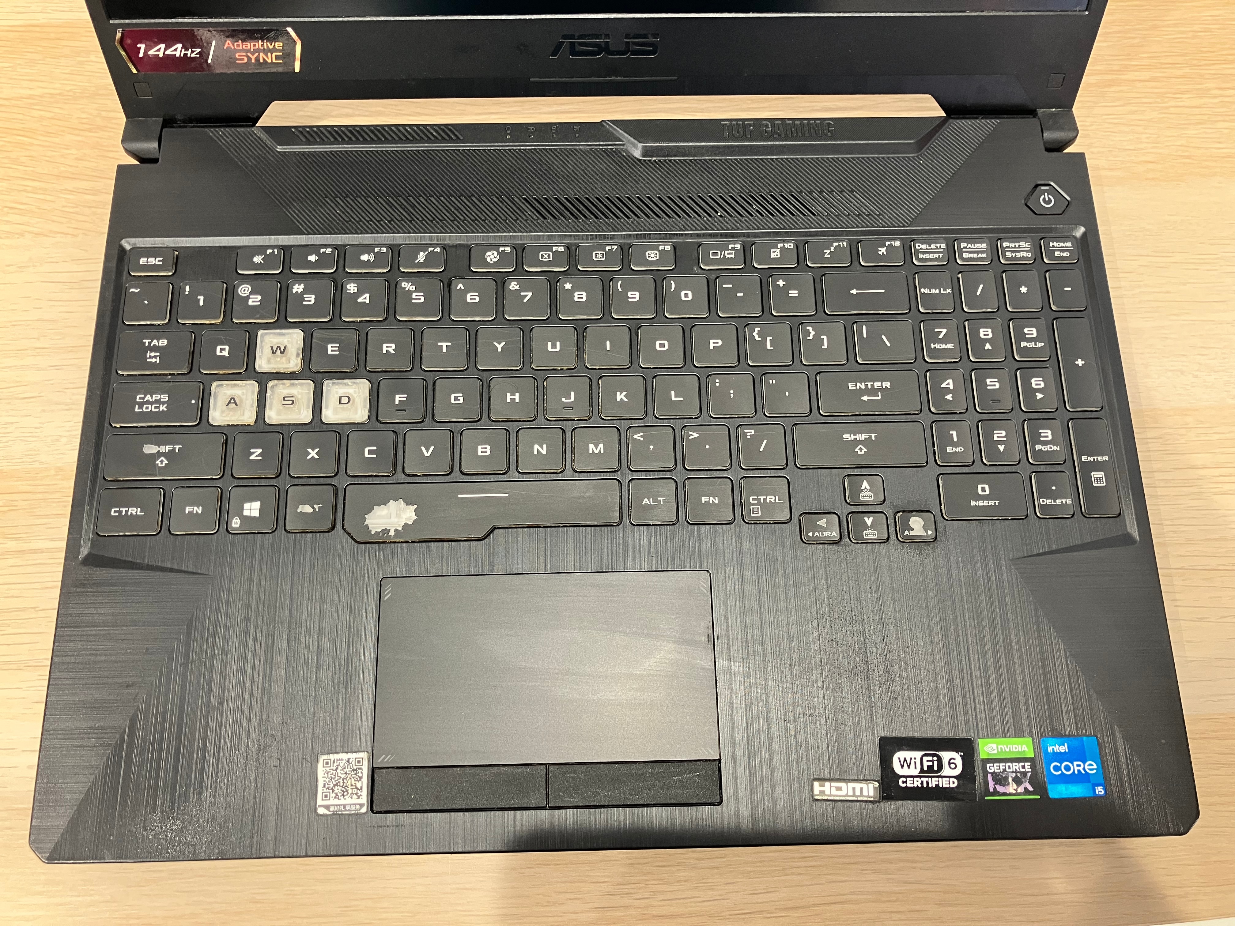 クリーニング後 キーボード