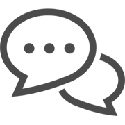 受講生の声。吹き出しアイコン。