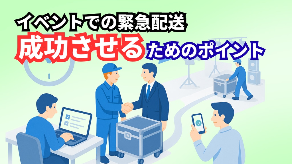 緊急配送を成功させるためのポイントと注意点