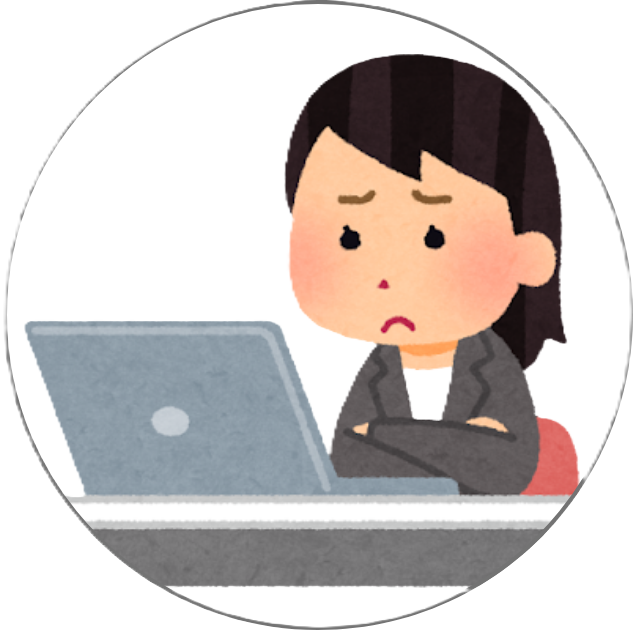 	悩むビジネスパーソン_②